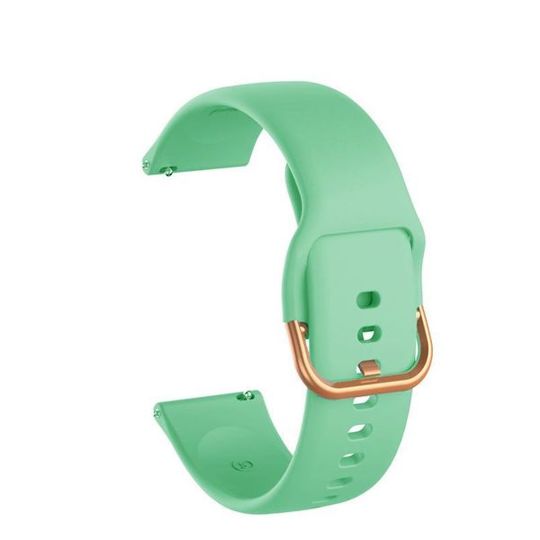 

20mm sile band for samsung galaxy watch 42mm active 2 active 3 gear s2 watchband bracelet strap for huami ama qylenn, Black;brown