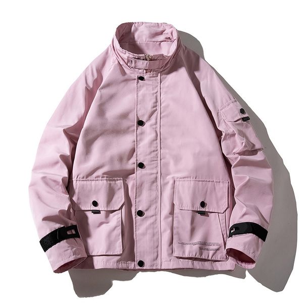 

new 2021 spring plus size couple's oversize style women men's bomber jacket chaqueta mujer coat pink 7ts5, Black;brown
