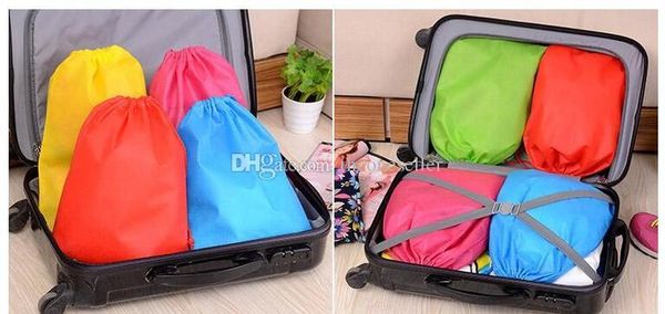 

multiple bag with clothes rope dust shipping proof hx30cm 40cm wholesale-100pcs dhl non storage woven colours for / shoe sack sqcgx