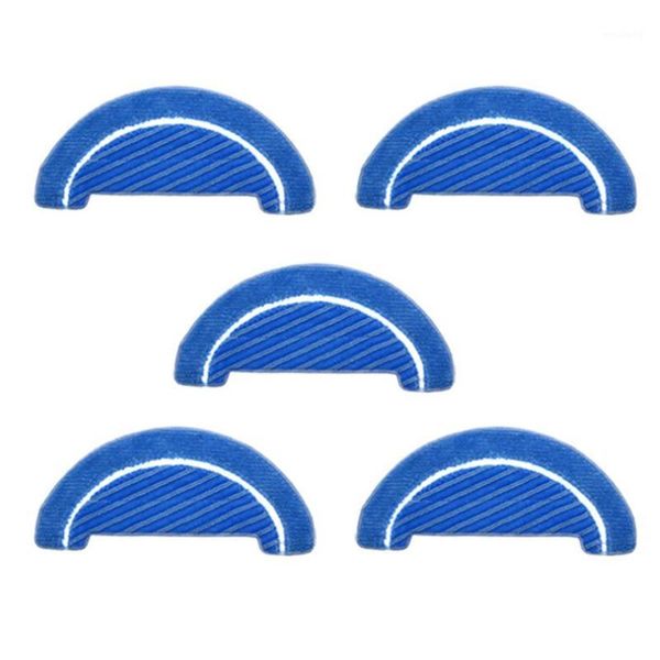 Brilhos de limpeza 5pcs Fabric MOP Inserções para Conga 1090 Series Robot Vacuum Cleaner Acessórios Inserir Kit1