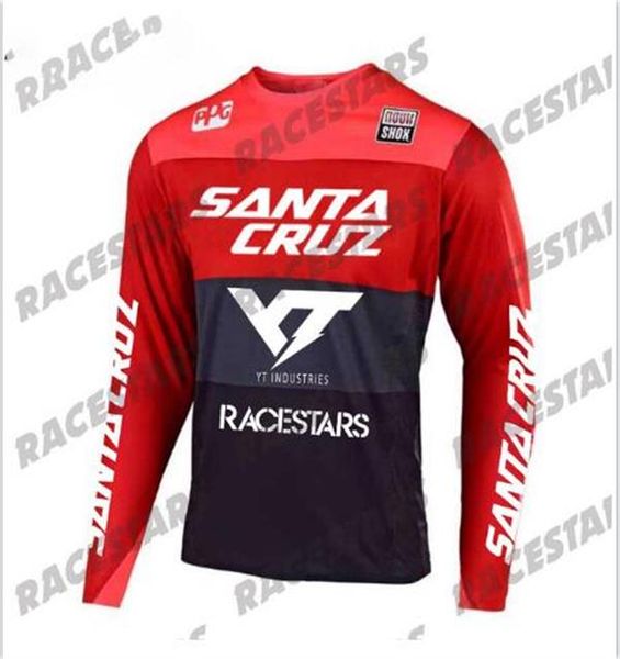 

2021 motorcycle world championship rally suit tide brand polyester quick-drying downhill jersey forest road field off-road long sleeve t-shi