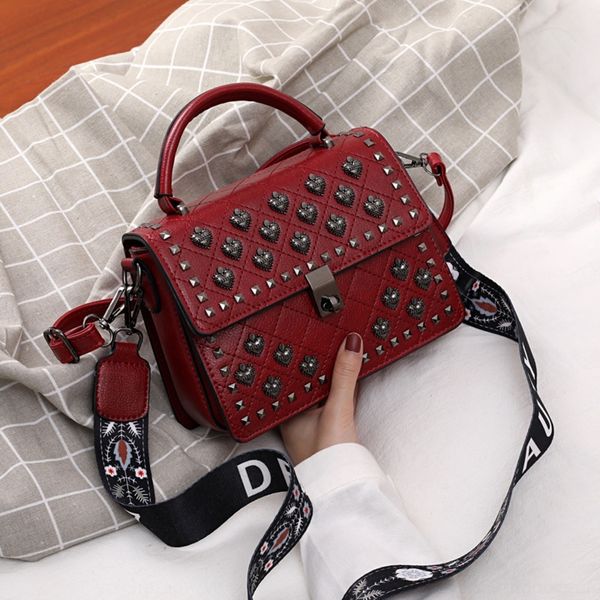

tbpue women's with texture small small tpksk autumn korean version large women's new tpks fashionable crossbar bag capacity versat