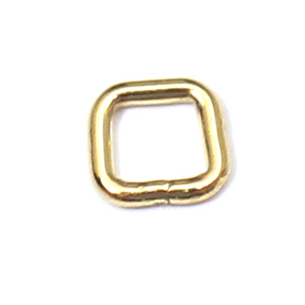 

beadsnice 14k gold-filled square beading rings jewelry, Silver