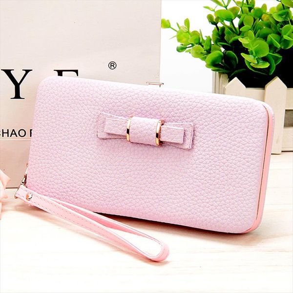 

10 colors purse wallet female brand cellphone pocket gifts for women money bag clutch 888, Red;black