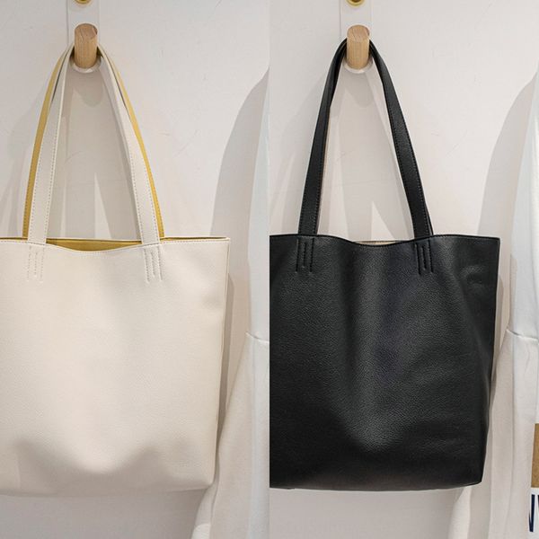 

большая емкость ребенок с двойной sidesfour colorssimple мягкого leatherone плечо портативной bagshopping сумкой ручной bagshopping с тотали