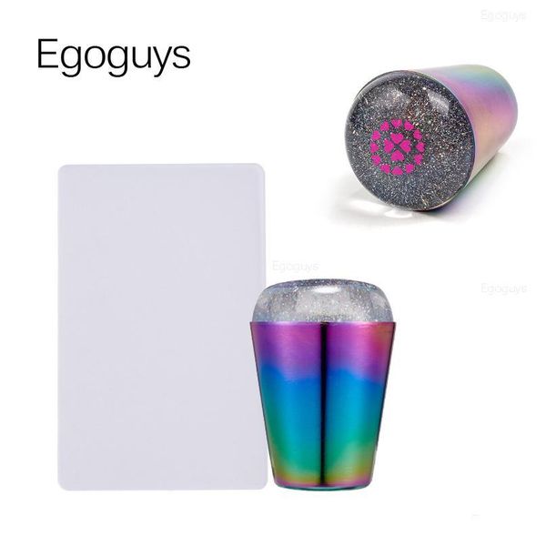 

multicolor nail stamper templates sile jelly stamp uv gel polish scraper nail art flower print stamping plates manic qylkzh