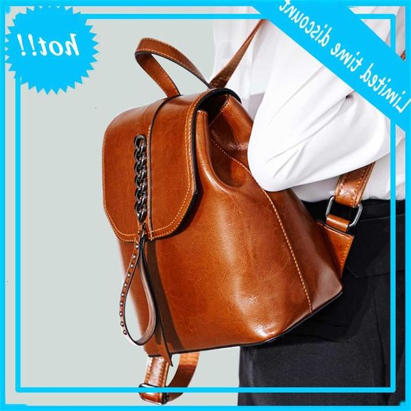 

2020 new bag versatile fashion leather leisure women's backpack