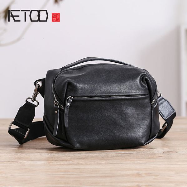 

hbp aetoo men's shoulder bag, men's leather large-capacity casual slant bag