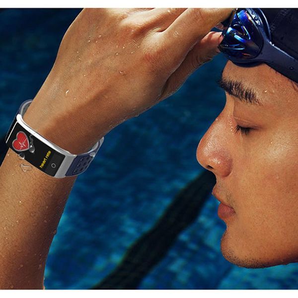 

смарт-браслет электрокардиограф ppg часы артериального давления женщины фитнес-трекер часы активность tracker heart rate monitor водонепрони