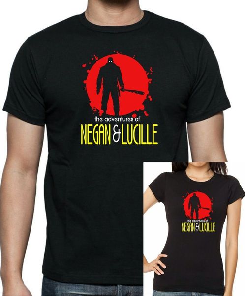 

спорт 2019 new cool tee shirt ходячие мертвецы: похождения negan lucille футболки размеры до 3xl мода хлопок футболки