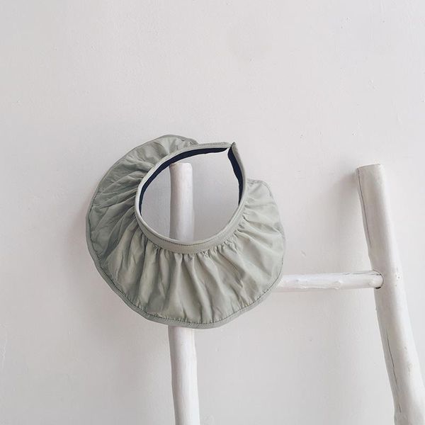 

кокк летние шапки для девочек дети пустые лучшие солнцезащитная защита солнцезащитная складная складное ведро шляпа корейский головной уголо, Blue;gray