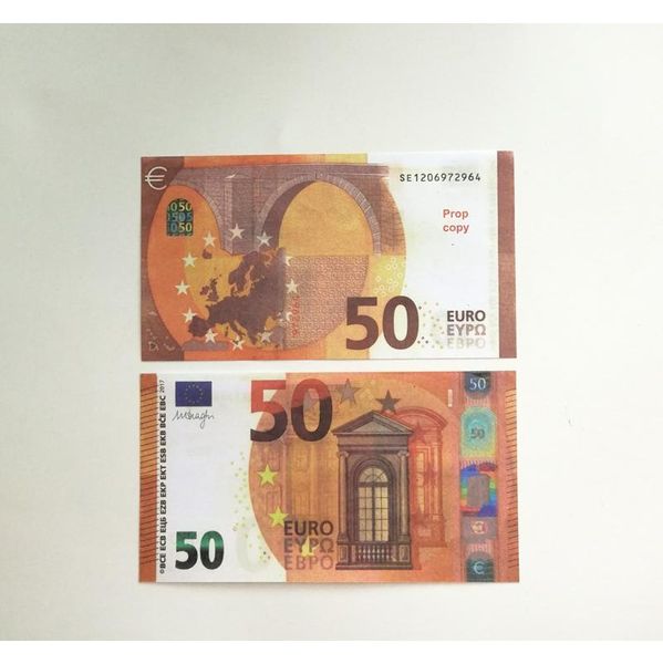 

children's toys fake money10 20 50 euro faux billet night culb party movie money entertainment banknote