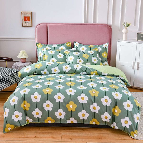 

all cotton 4-piece single and double student dormitory 3-piece cotton bedding