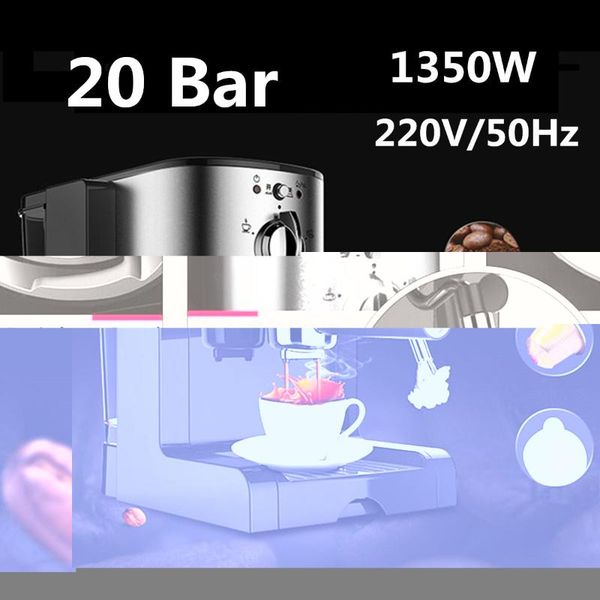 

coffee roasters 2021 dl-kf500 semi automatic maker 3in1 cafe machine kitchen 1.5l barista espresso milk steamer 20bar