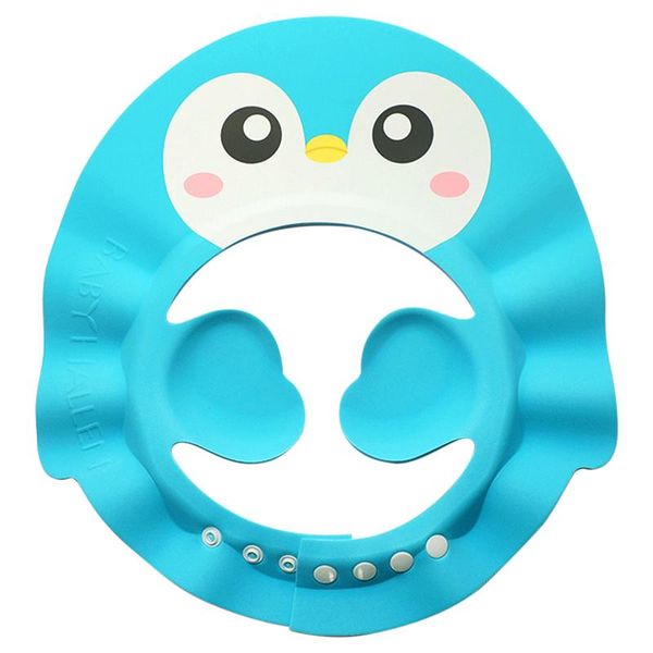 

boys girls travel portable adjustable head circumference for bath hat ear protection home baby shower cap kids toddler bathing