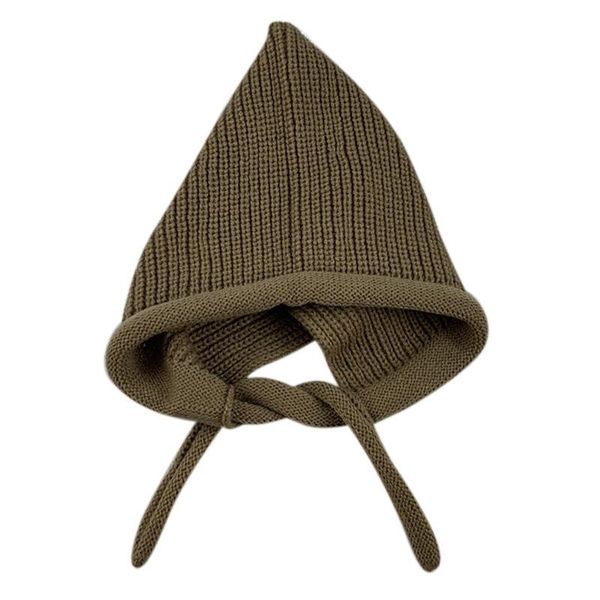 

hair accessories born baby hat boys girls cute autumn winter warm kids solid print hats knitting wool hemming caps sweet protection, Slivery;white