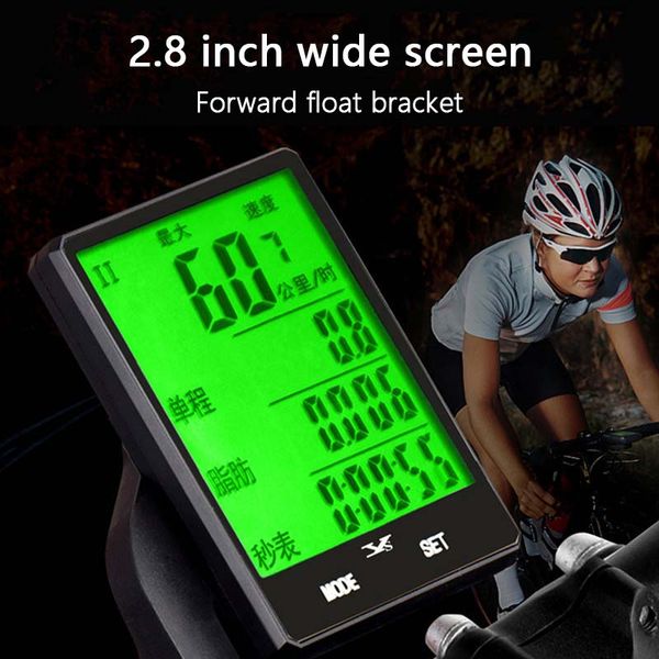 

1pcs waterproof wireless digital bike ride speedometer odometer 2020 bicycle cycling speed counter code table bicycle computer