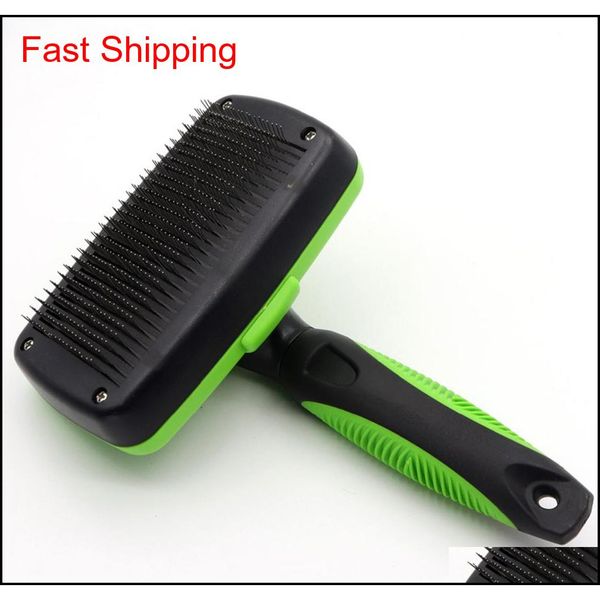 

pet dog brush dog comb for dog cat scraper puppy cat slicker gilling brush quick clean grooming tool pet produc qylzct dh_seller2010