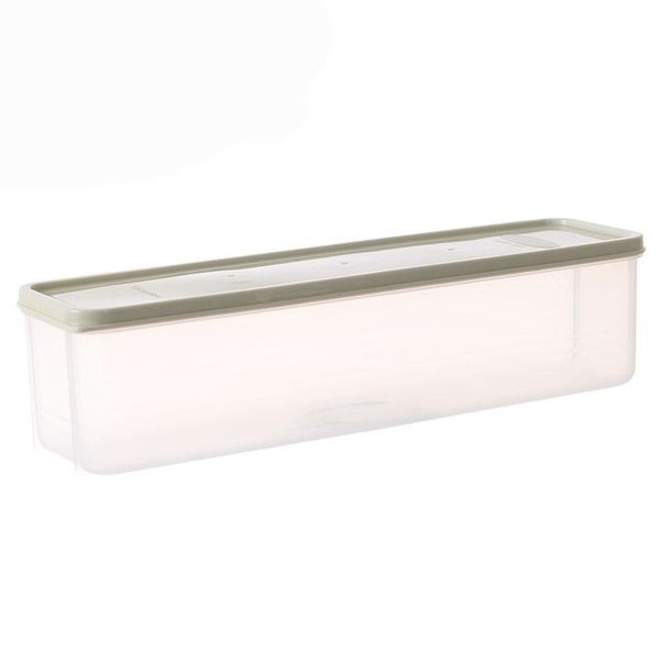 

rectangle noodle storage box 30x8x8.2cm plastic sealed boxes home kitchen noodles clear lid cases