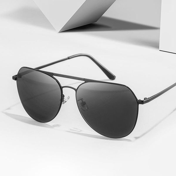 

popular classic men's driving nylon sunglasses fashion trend big brand double beam men's sunglasses, White;black