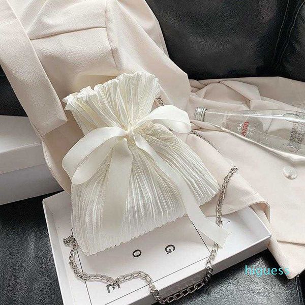 HBP Mini Omuz Çantası Kız Yaz Beyaz Pembe Şeker Çanta Şekli Çanta Moda Parti Zincir Omuz Çantaları Sevimli Çanta