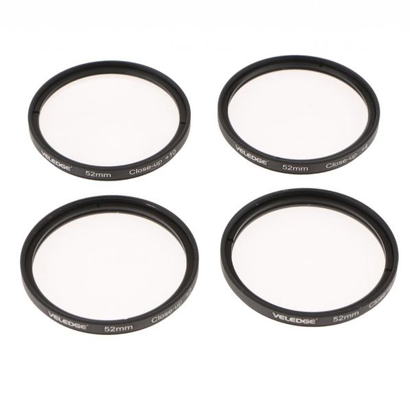 

52mm +1+2+4+10 close up macro lens filter kit with bag for canon nikon sony dslr