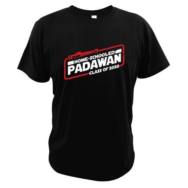 

sport home-schooled padawan jedi master parody funny creat design stay home movies lovers 100% cotton t-shirt