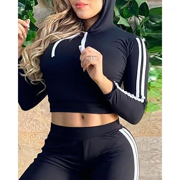 

women hoodies pant clothing set new casual 2 piece sets warm clothes solid tracksuit women suit pants ladies suit1, Gray