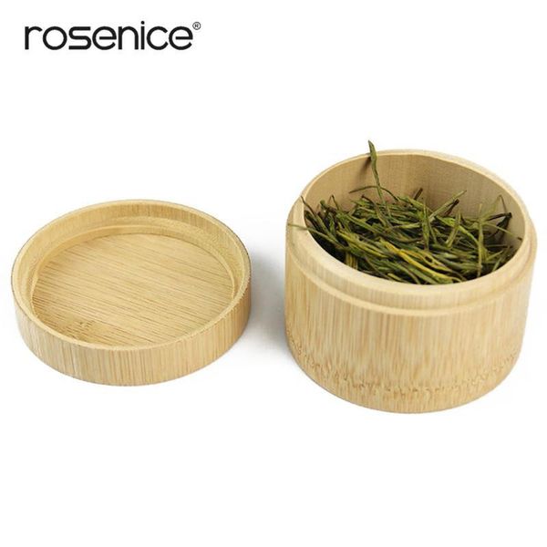 

bamboo round handmade tea maccha canister caddy organizer case jar mini column storage box qylljo mywjqq