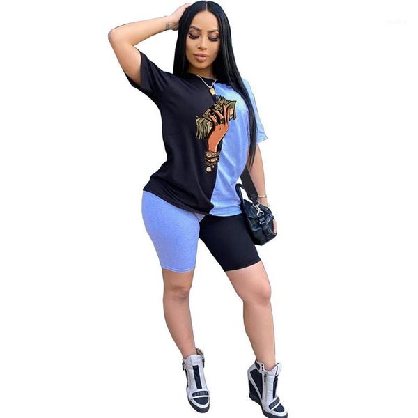 

women two piece outfits summer set lounge wear casual tracksuit joggers sportswear and biker shorts 2 piece matching sets1, White