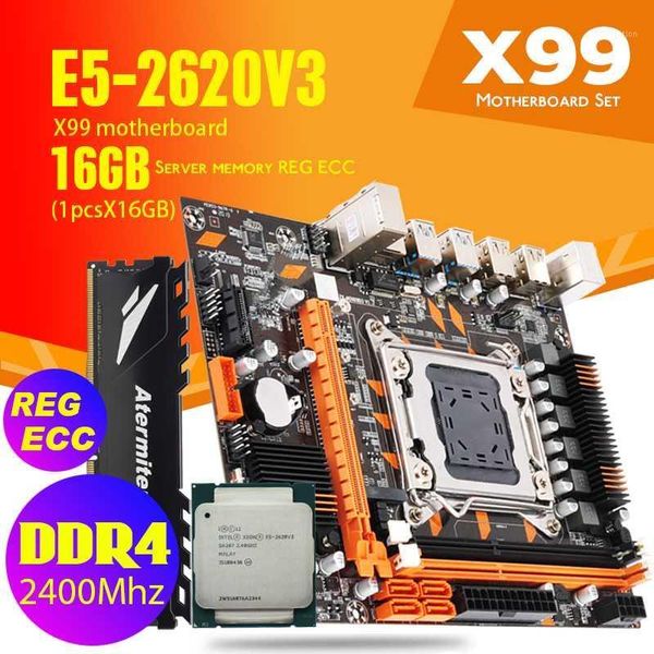 

tablet pc motherboards x99 ddr4 2ddr4 dimm motherboard set with xeon e5 2620 v3 lga2011-3 cpu 1 * 16gb = pc4 ram 2400mhz memory reg ecc ram1