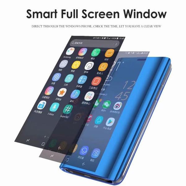 

clear view smart mirror case for xiaomi redmi 7a cover stand case on the xiomi xaomi xiami kisomi redmi7a jlljvz
