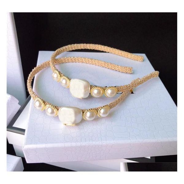 

vintage ladies headband women pearl hair bands designer headbands yoga headdress sports hair band hair accessories wkbmx, Silver