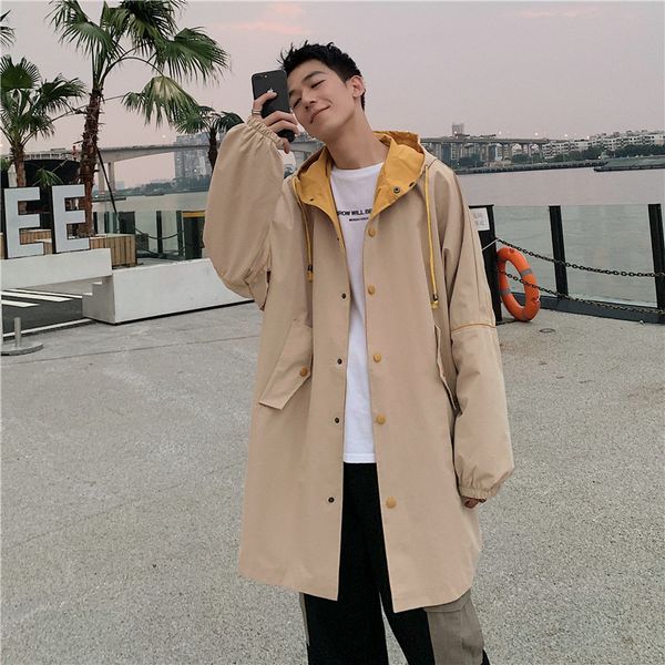 

2020 casual single breasted male overalls jacket, Black;brown