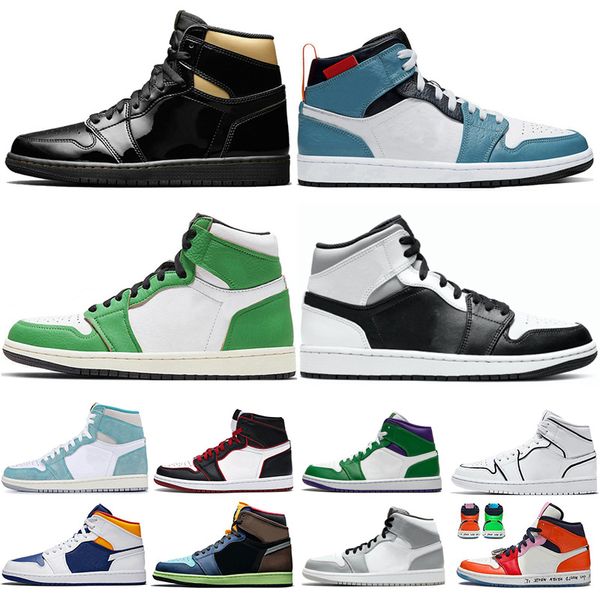 

obsidian smoke grey white shadow 1 1s basketball shoes men womens iridescent reflective midnight navy mens trainers sports sneakers shoes