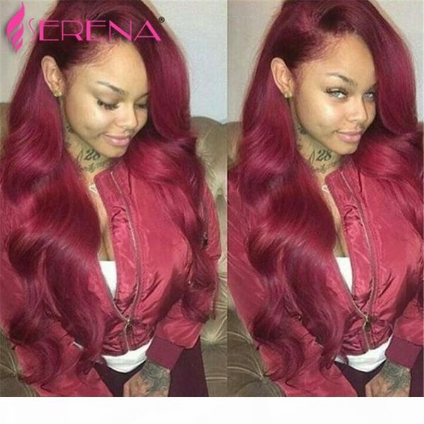 

brazilian virgin hair with closure crochet braid 5pcs brazilian 99j body wave hair bundles with lace closure 4x4 part 100% human hair weave, Black;brown