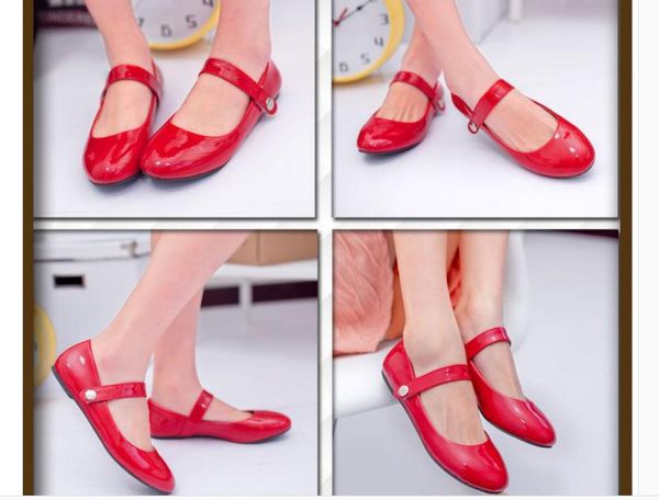 

women's shoes spring and autumn flat bottom round head @cuo15, Black