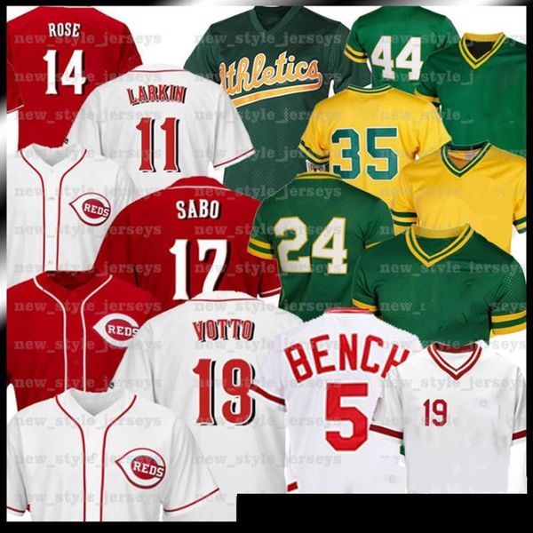 

30 ken griffey jr 14 pete rose jersey 5 johnny benc 11 barry larkin 66 yasiel puig 17 chris sabo baseball jerseys, Blue;black