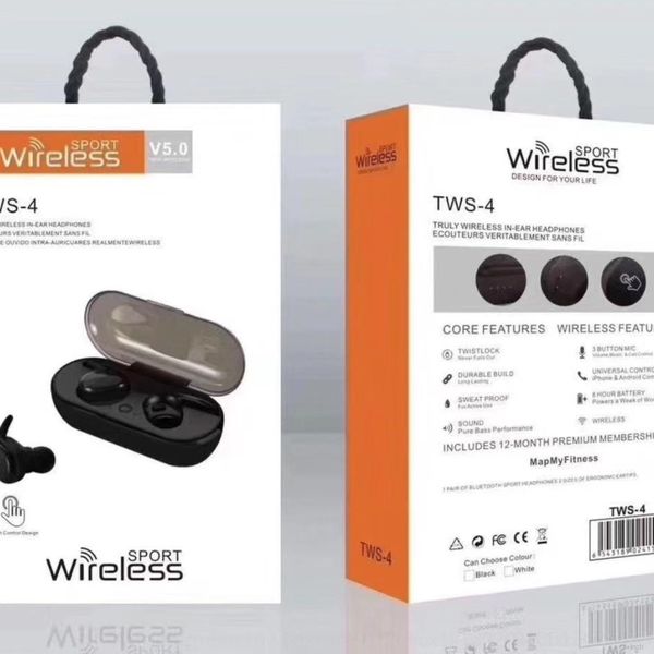 

kjxd mic earbuds bluetoothwith power led display charger box bt5.0 wireless headset hifi sound stereo tws auto ping dual e6s
