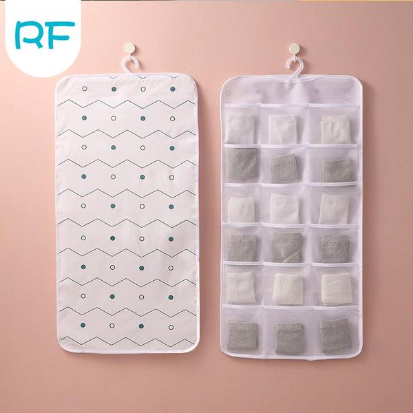 

1pc underwear separate storage hanging bag wall hanging panties bra socks room storage bag wardrobe artifact r-f