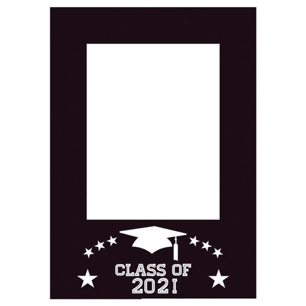 

1pc 2021 graduation party p props paper frame graduation p holder