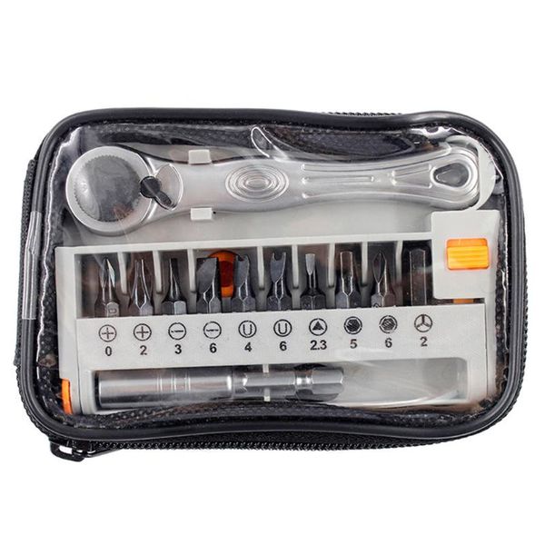 

12pcs/set mini ratchet wrench adjustable wrench ratcheting screwdriver bits set-30