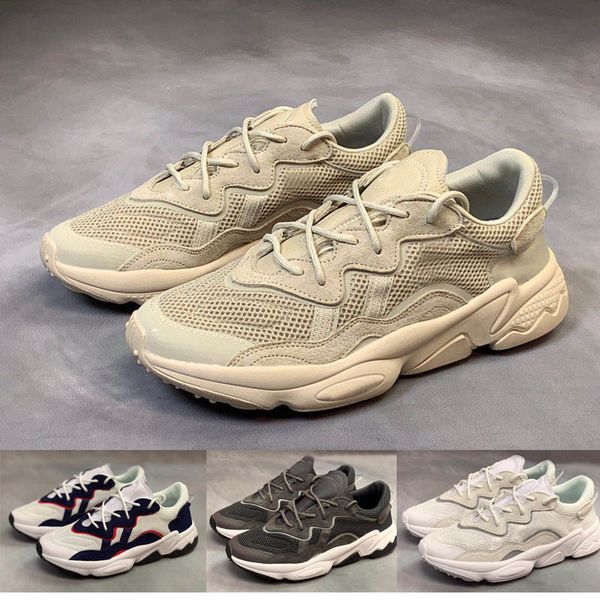 

2021 new consortium to debut the ozweego with the x-model pack summer breathe trainer for men women running shoes sport sneaker, White;red