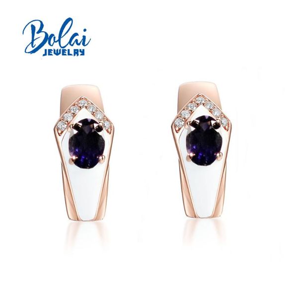 

dangle & chandelier bolaijewelry,cut gemstone natural iolite 925 sterling silver earrings create elegant and exquisite jewelry for women