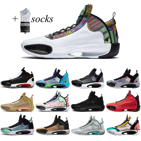 

jumpman 34s basketball shoes for men women heritage wrapping paper regency purple paris game blue void outdoor trainers sports sneakers