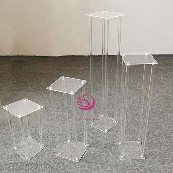 

crgkx acrylic table dining rack main table and flower flower rack supplies stage window decoration 5mbop