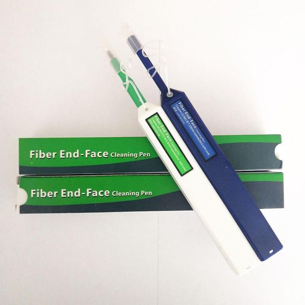 

fiber optic equipment 2pcs ftth optical pen cleaner tool cleaning 2.5mm lc mu 1.25mm sc fc st connector tools smart