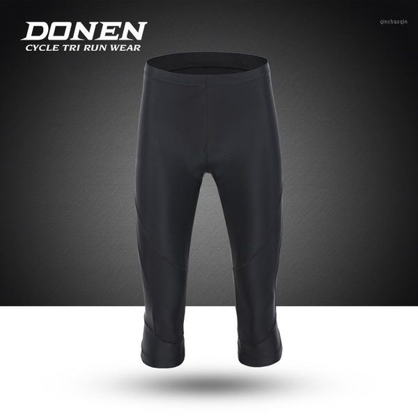 

racing pants donen summer quick dry women cycling cropped with 6d tpi pad lycra bicycle black ropa ciclismo1, Black;blue