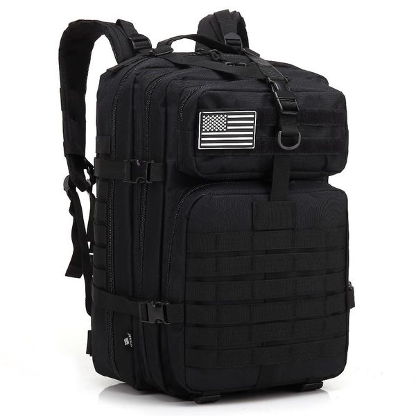 

50l large capacity man army tactical backpacks military assault bags outdoor 3p edc molle pack for trekking camping hunting bag bbygvq