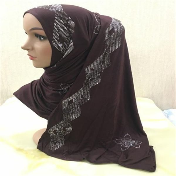 

jersey woman hijab geometric crystal amira for lady bufanda women shawl headwrap ing, Blue;gray